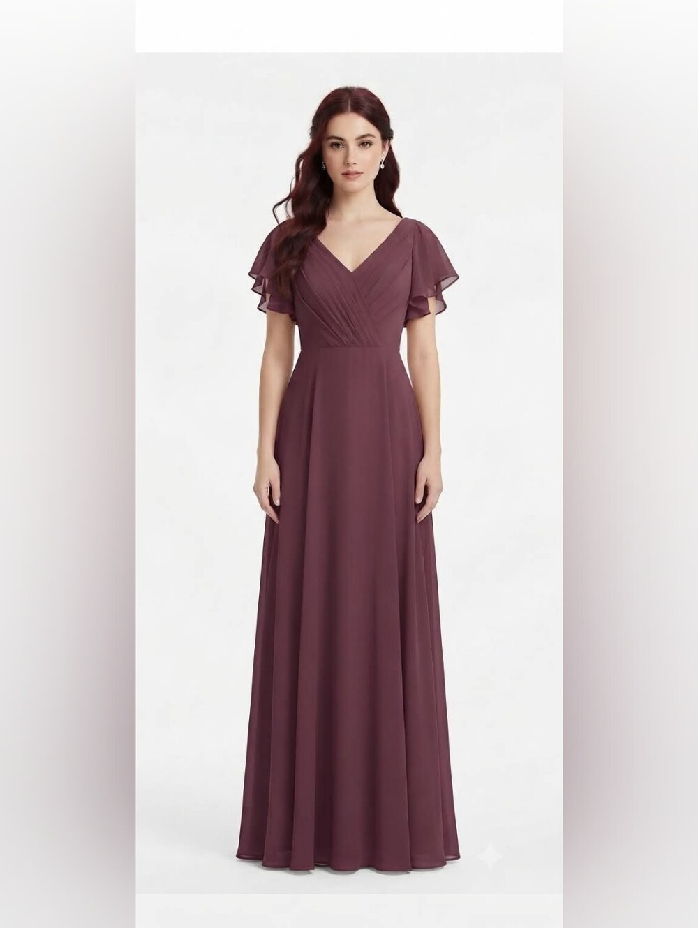 DB Studio Celebrate Dress Maxi Burgundy Formal Size 6